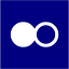 navy blue flickr 2 icon