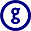 navy blue github 5 icon