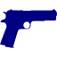 navy blue gun 5 icon