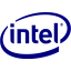 navy blue intel icon