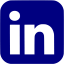 navy blue linkedin 6 icon