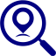 navy blue local seo icon