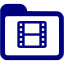 navy blue movies icon