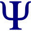 navy blue psyhology icon
