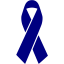 navy blue ribbon 17 icon