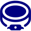 navy blue shoe polish icon