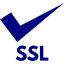 navy blue ssl badge 3 icon