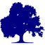 navy blue tree 49 icon