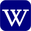 navy blue wikipedia icon