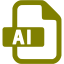 olive adobe ai 2 icon