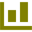 olive bar chart 10 icon