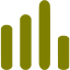 olive bar chart 7 icon