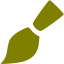 olive brush icon