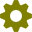 olive cog icon