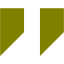 olive double quote sans left icon
