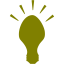 olive light bulb 32 icon