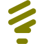 olive lightbulb icon