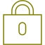 olive padlock 12 icon