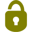 olive padlock 2 icon