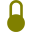 olive padlock 7 icon