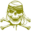 olive skull 25 icon