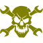 olive skull 42 icon