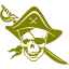 olive skull 73 icon