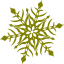 olive snowflake 47 icon