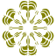 olive snowflake 48 icon