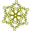 olive snowflake 8 icon