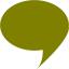 olive speech bubble 4 icon