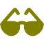 olive sun glasses icon