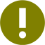 olive warning icon