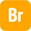 orange adobe br icon