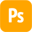 orange adobe ps icon