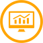 orange analytics 3 icon