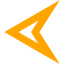 orange arrow 100 icon