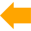 orange arrow 109 icon