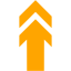 orange arrow 140 icon