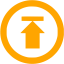 orange arrow 184 icon