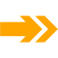 orange arrow 23 icon