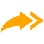 orange arrow 59 icon