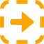 orange arrow right 7 icon