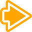 orange arrow right icon