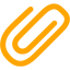 orange attach icon