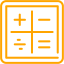 orange calculator 4 icon