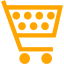 orange cart 13 icon