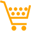 orange cart 21 icon