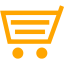 orange cart 9 icon