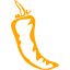 orange chili pepper 13 icon